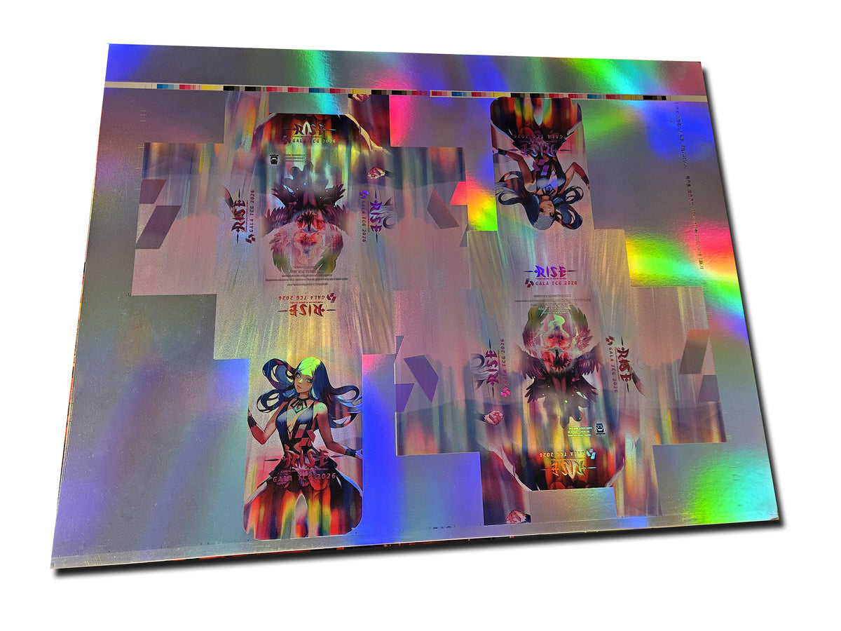 Uncut Sheet Display Rise X GalaTCG
