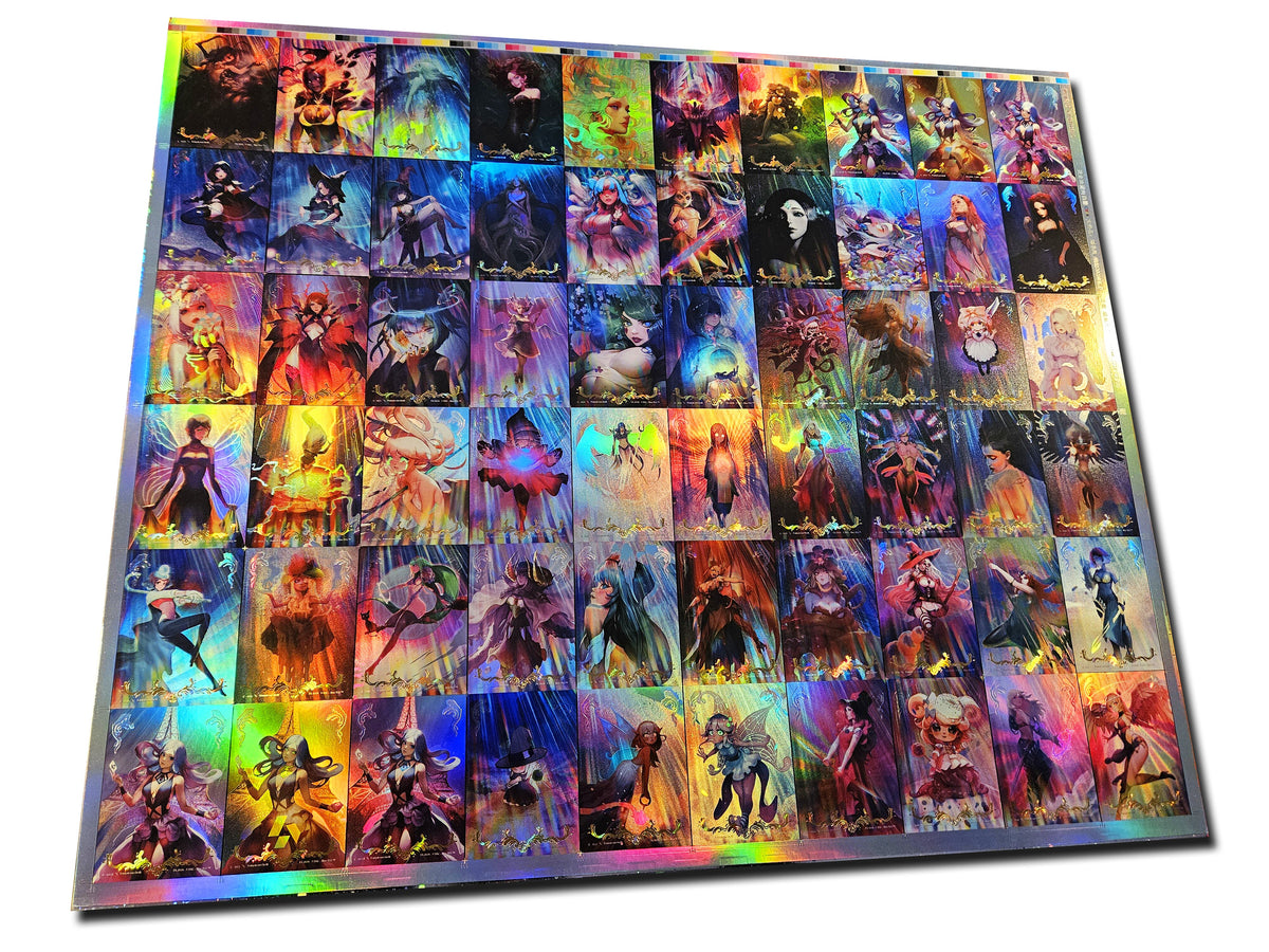 Uncut Sheet Rainbow Foil Rise X GalaTCG