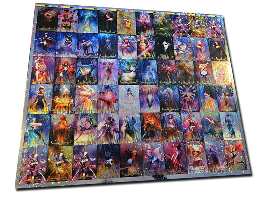 Uncut Sheet Galaxy Foil Rise X GalaTCG